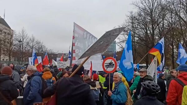 Многотысячное шествие в Берлине
