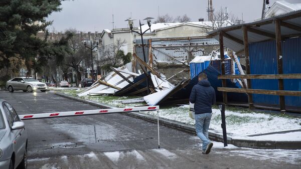 Последствия шторма в Симферополе, Крым