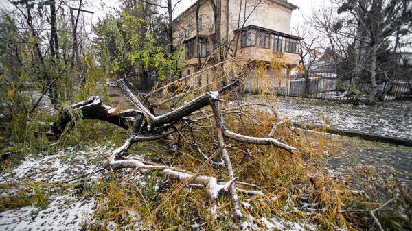 Последствия стихийного бедствия в Крыму 