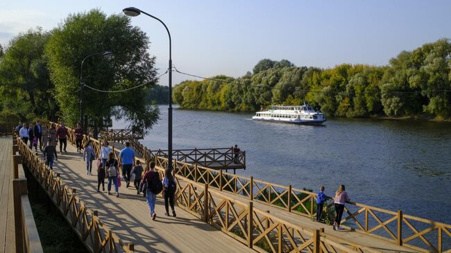 Городская набережная в Коломне