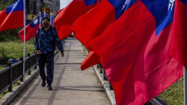 Мужчина на острове Нанган, Тайвань