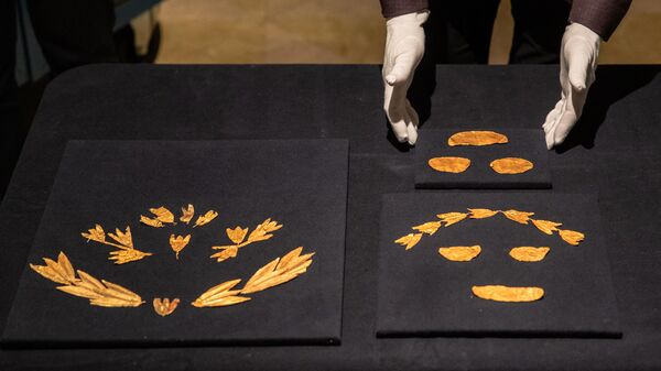 Презентация предметов из коллекции скифского золота в Киево-Печерской Лавре