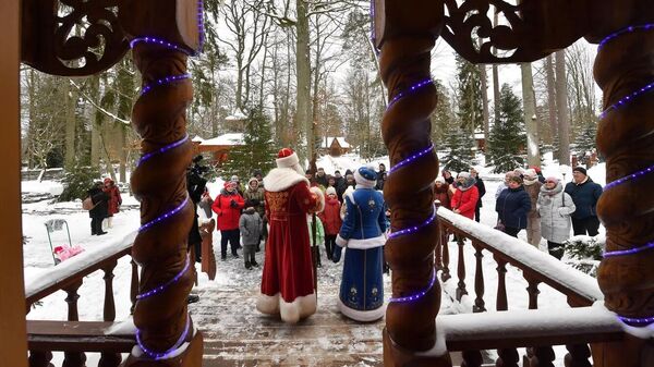 Поместье белорусского Деда Мороза в Беловежской пуще