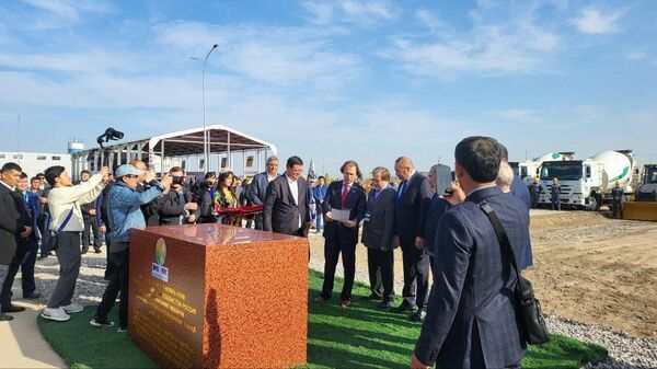 Церемония открытия российско-узбекского агрологистического комплекса