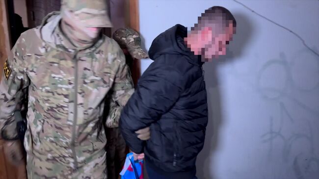 Задержание в Крыму агента украинских спецслужб. Видео ФСБ России