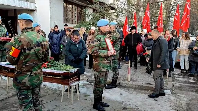 Прощание с последним жившим в Молдавии участником Сталинградской битвы