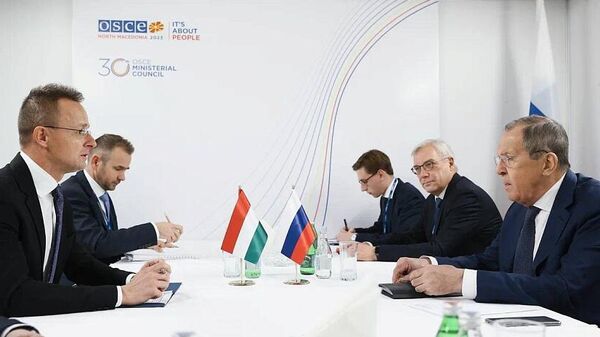 В Скопье состоялась встреча Министра иностранных дел Российской Федерации Сергея Лаврова с Министром внешнеэкономических связей и иностранных дел Венгрии Петером Сиярто