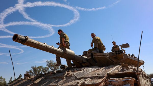 Израильские военный на границе с сектором Газа. 30 ноября 2023