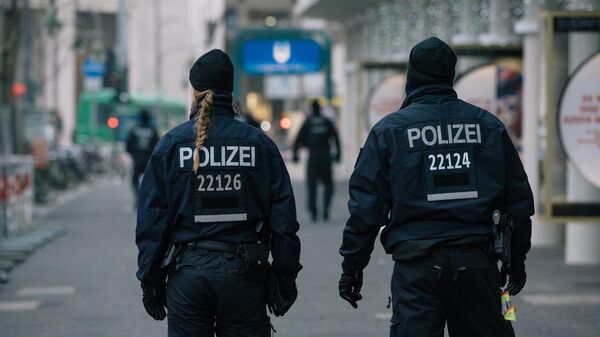 Сотрудники полиции в Германии