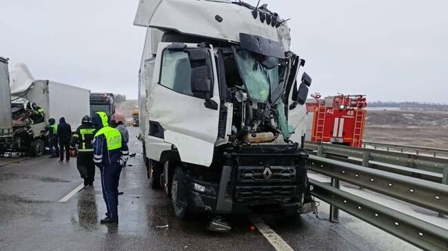 ДТП на трассе М4 Дон в Павловском районе Воронежской области