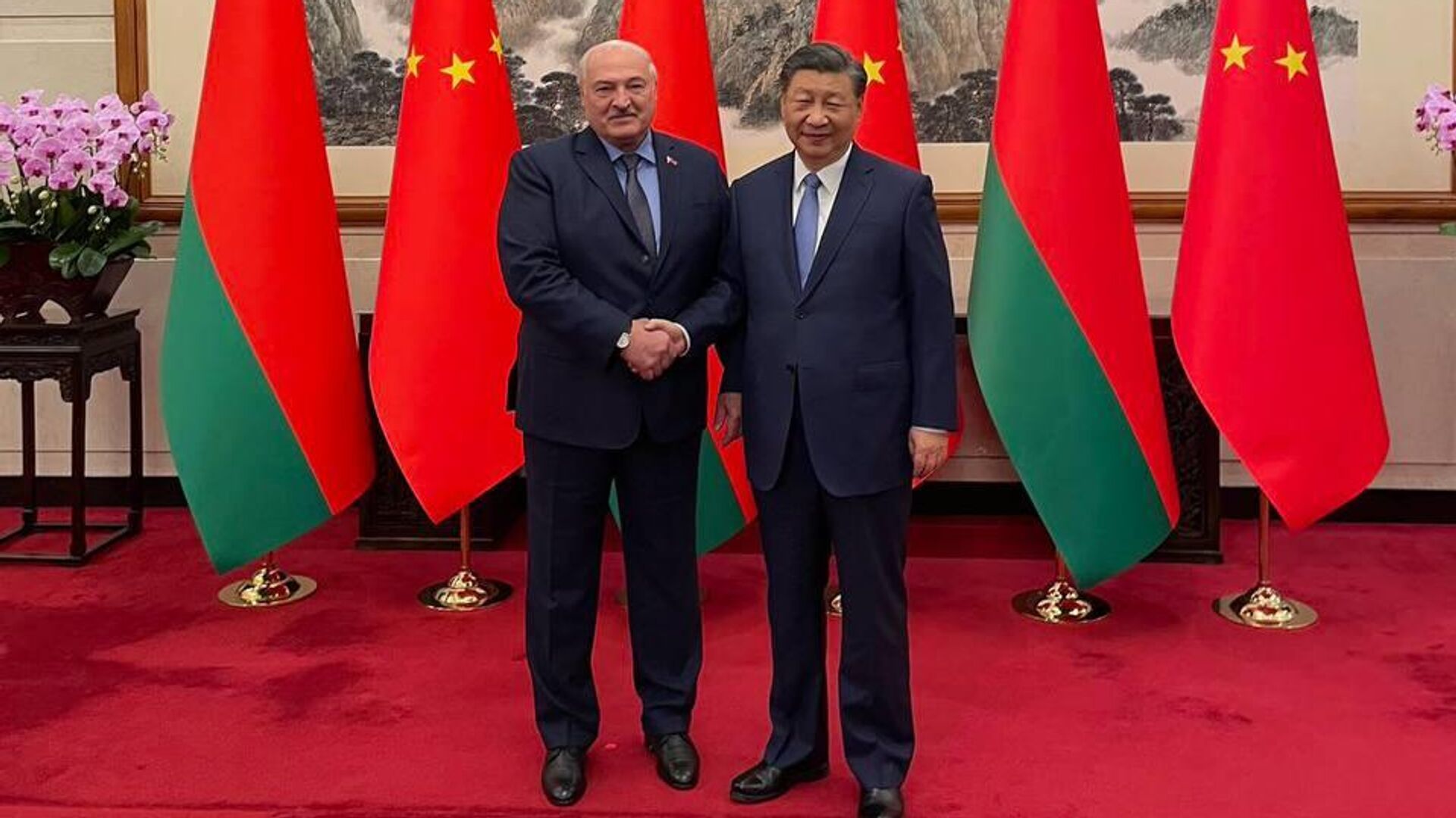 Президент Белоруссии Александр Лукашенко и председатель КНР Си Цзиньпин - РИА Новости, 1920, 27.01.2025