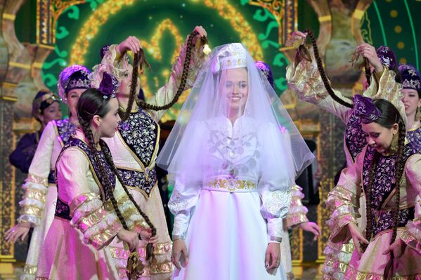 Церемония бракосочетания с элементами татарского свадебного обряда