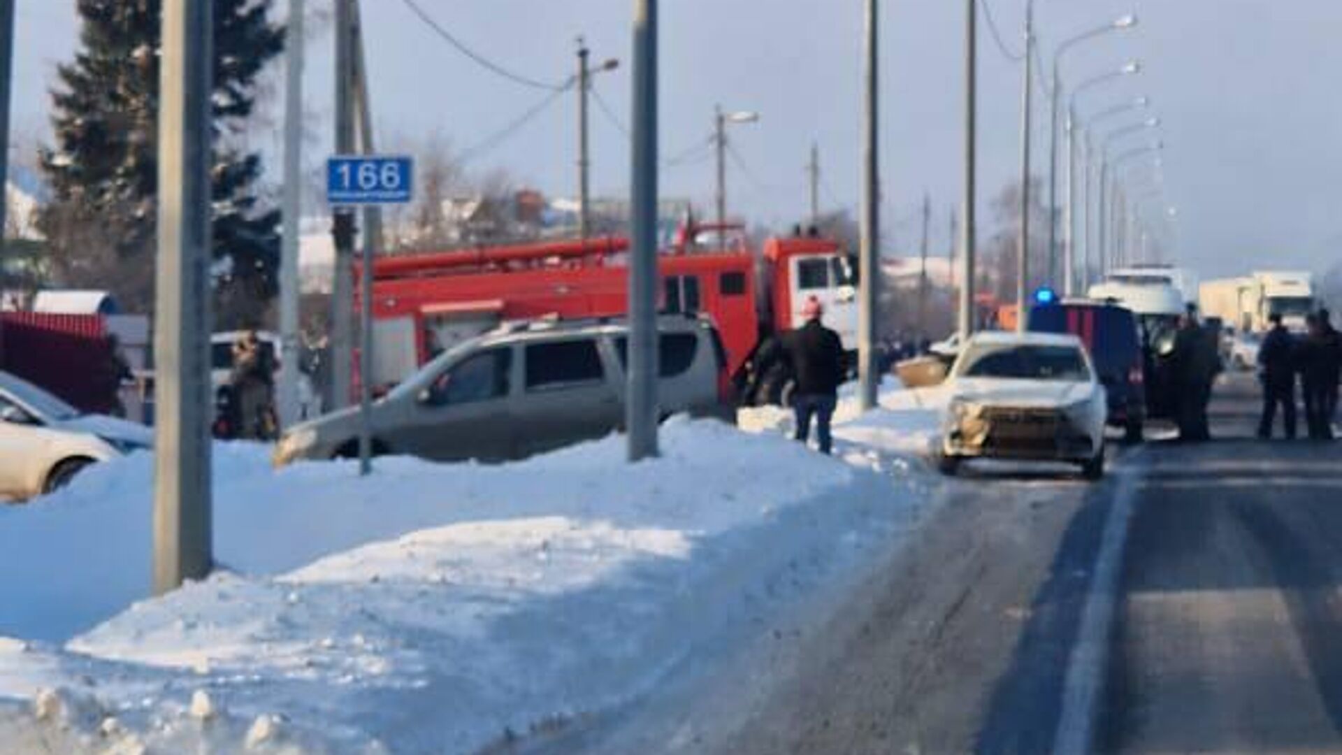 Место стрельбы на территории Рыбновского района Рязанской области, в результате которой погиб полицейский - РИА Новости, 1920, 06.12.2023