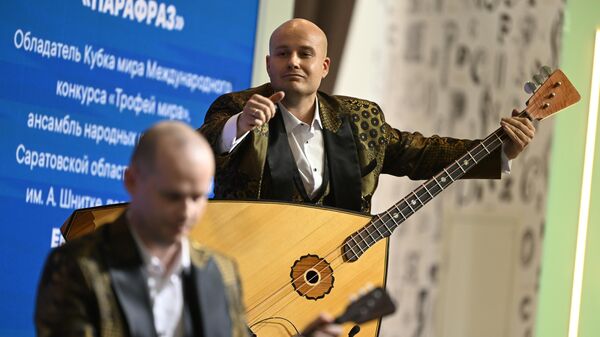 Ансамбль народных инструментов Парафраз на Международной выставке-форуме Россия 