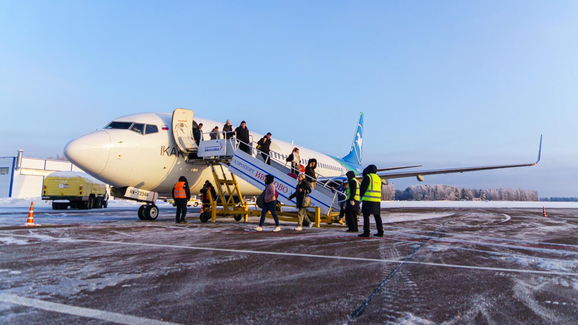 Через аэропорт Иваново перевезли 100 тысяч пассажиров с начала года - РИА Новости, 07.12.2023