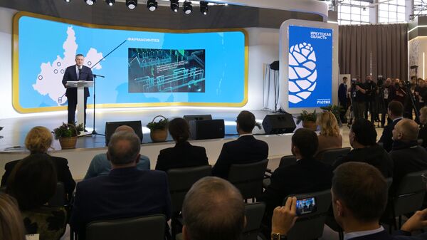 Губернатор Иркутской области Игорь Кобзев на Международной выставке-форуме Россия 