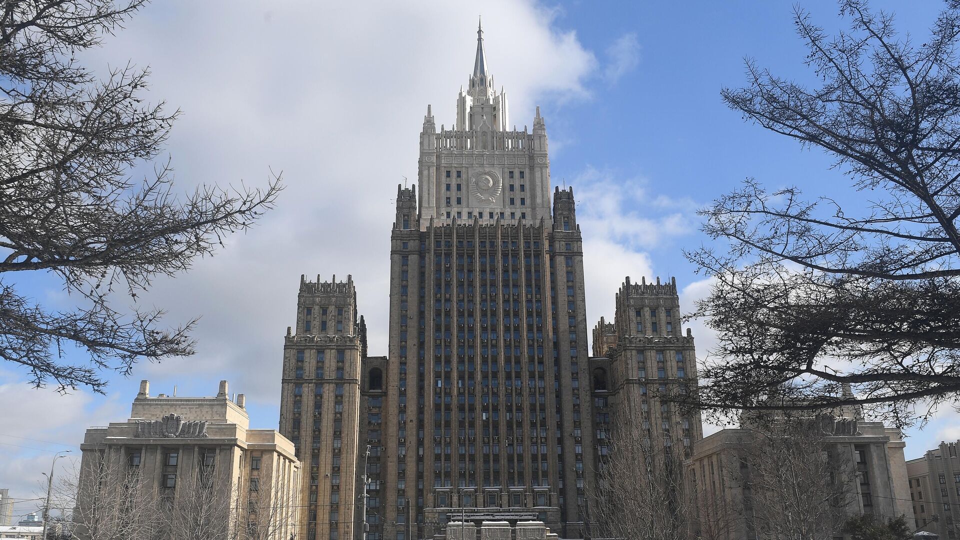 Здание министерства иностранных дел России в Москве - РИА Новости, 1920, 08.12.2023