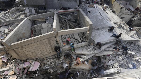 Последствия израильской бомбардировки сектора Газа