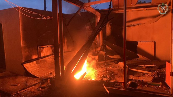 Последствия израильского обстрела медицинского центра  в деревне Айн-Ибль на юге Ливана. 8 декабря 2023