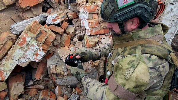 Уничтожение неразорвавшихся боеприпасов ВСУ на территории Запорожской области