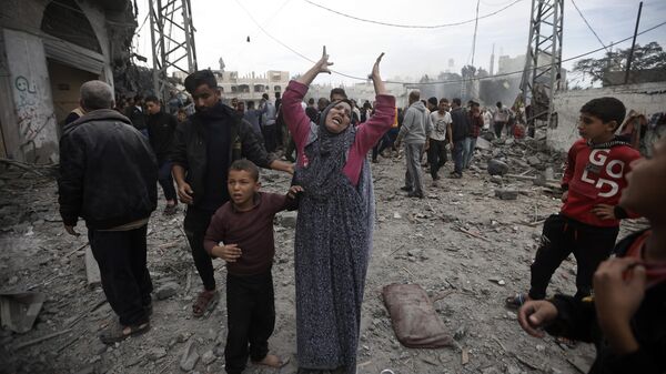 Последствия разрушений в секторе Газа