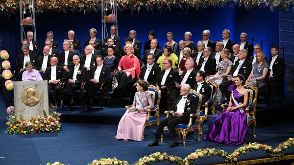 Церемония вручения Нобелевских премий в Стокгольме