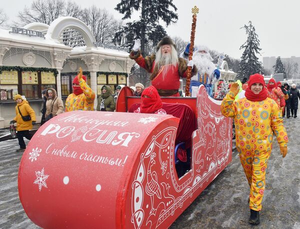 День Деда Мороза: Соок Ирей и Кодзыд Поль на Международной выставке-форуме Россия 