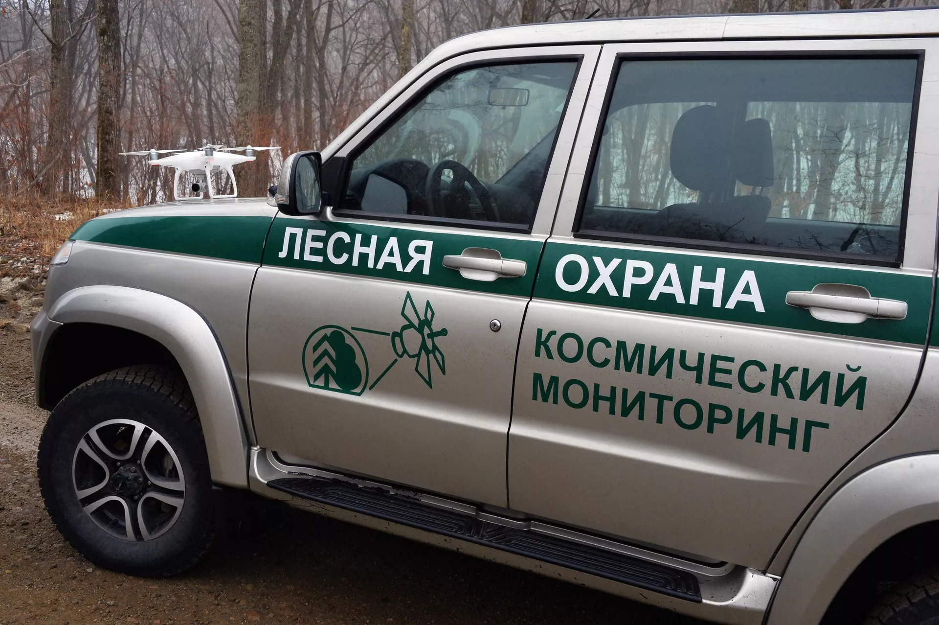 Автомобиль сотрудников Департамента лесного хозяйства Приморского края - РИА Новости, 1920, 31.05.2024
