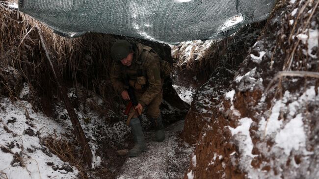 Украинский военнослужащий