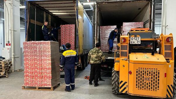 Около 30 тонн новогодних подарков со сладостями и детскими письмами отправили из Волгограда для участников специальной военной операции