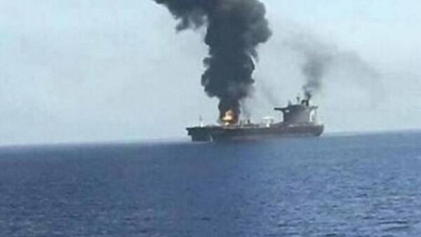 Нефтяной танкер Swan Atlantic после атаки в Красном море