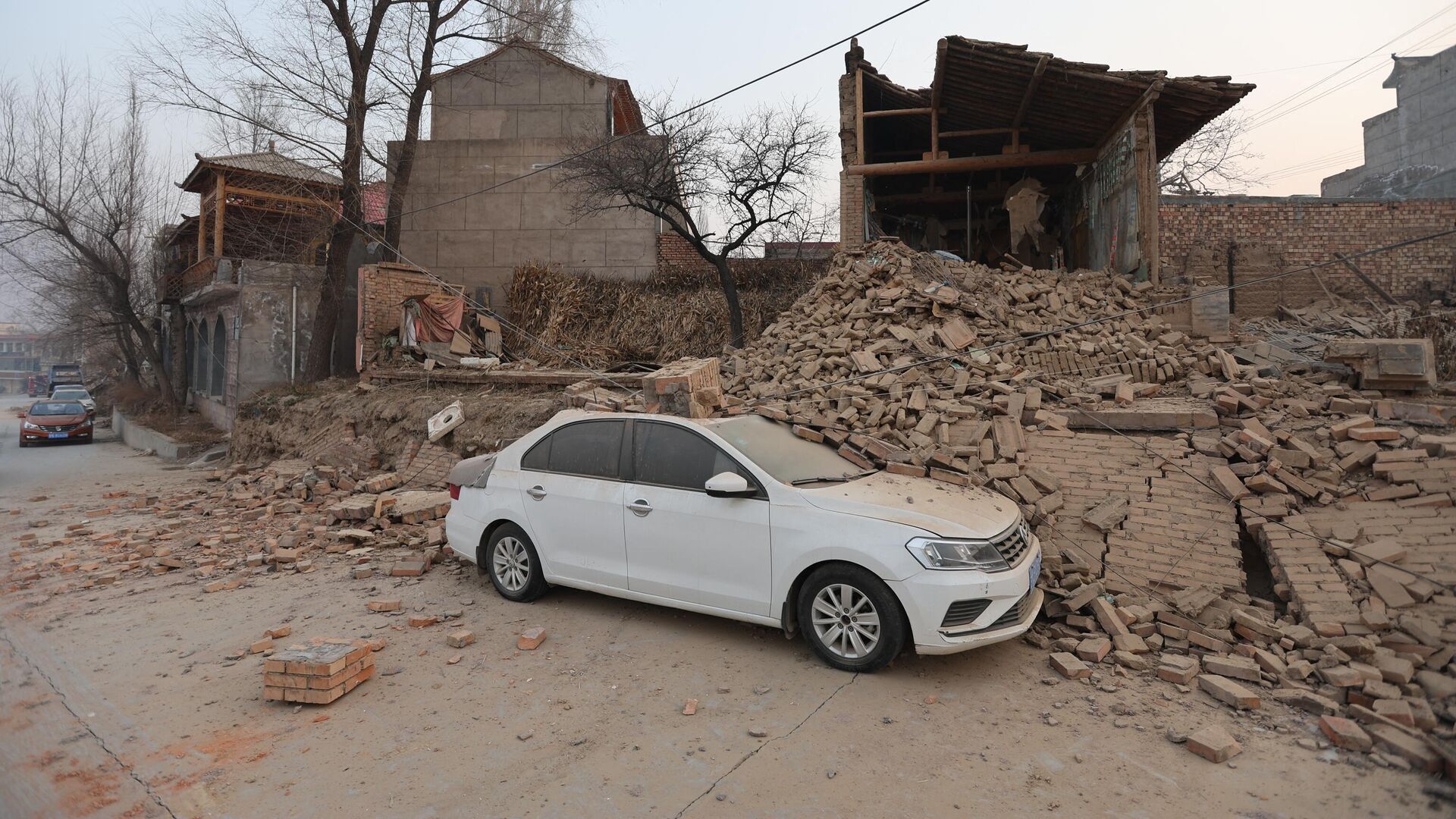 Последствия землетрясения на северо-западе Китая - РИА Новости, 1920, 19.12.2023