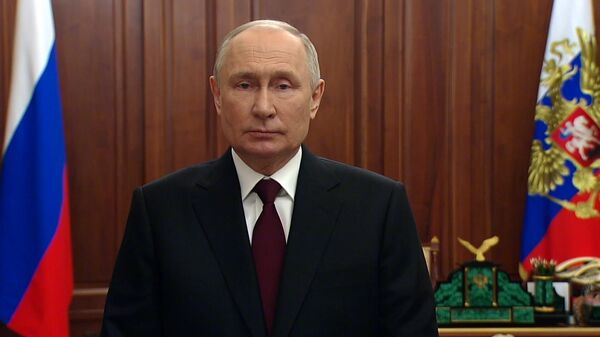 Видеообращение Путина по случаю Дня работников органов безопасности России