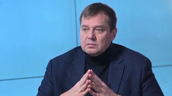 Губернатор Запорожской области Евгений Балицкий во время интервью РИА Новости в Москве