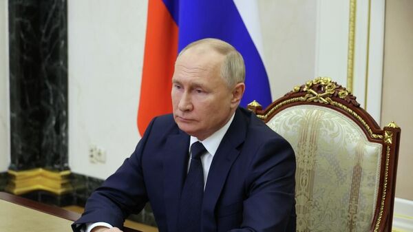 Путин на церемонии открытия трассы Восток