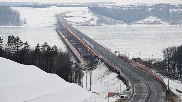 На церемонии открытия автомобильной дороги М-12 Восток до Казани