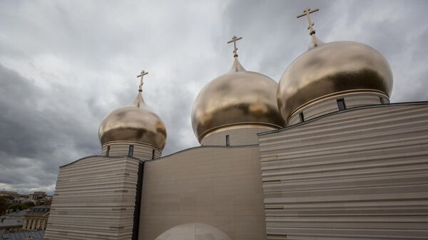 Свято-Троицкий собор на территории Русского духовно-культурного православного центра в Париже