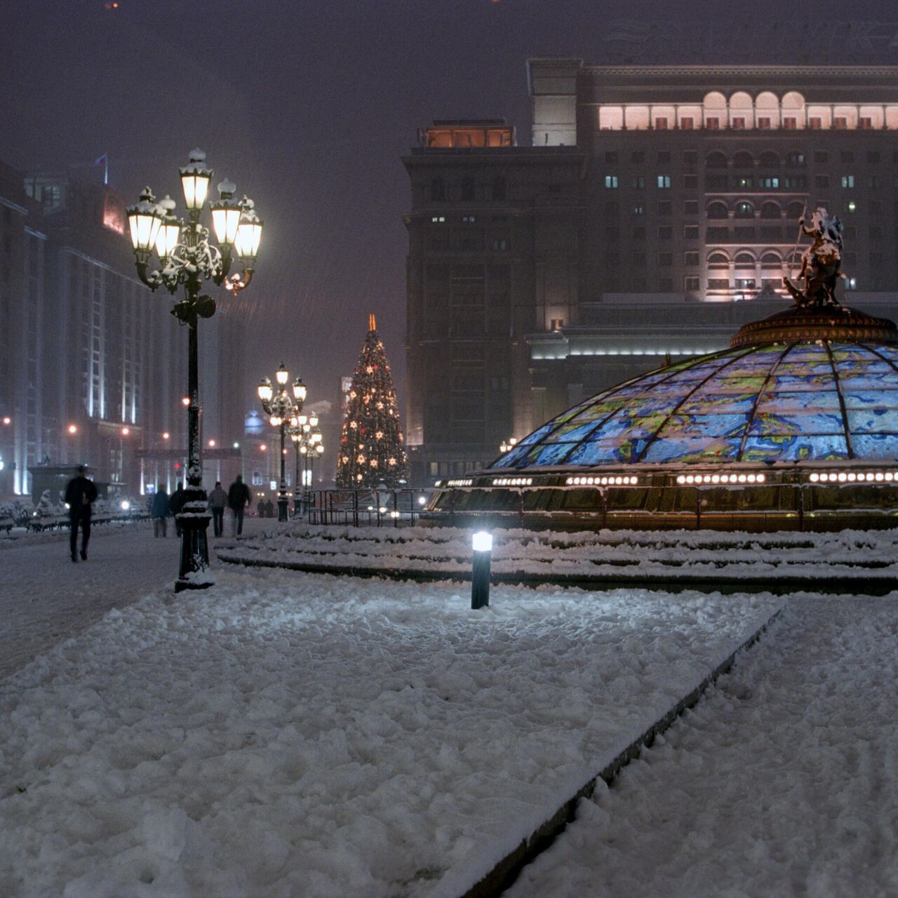 В центре Москвы 