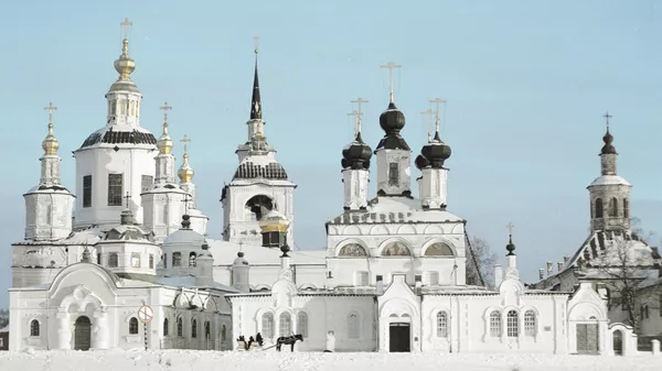 Успенский собор Великого Устюга зимой