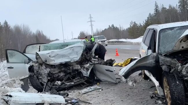 ДТП на 53 километре автодороги Сургут - Лянтор