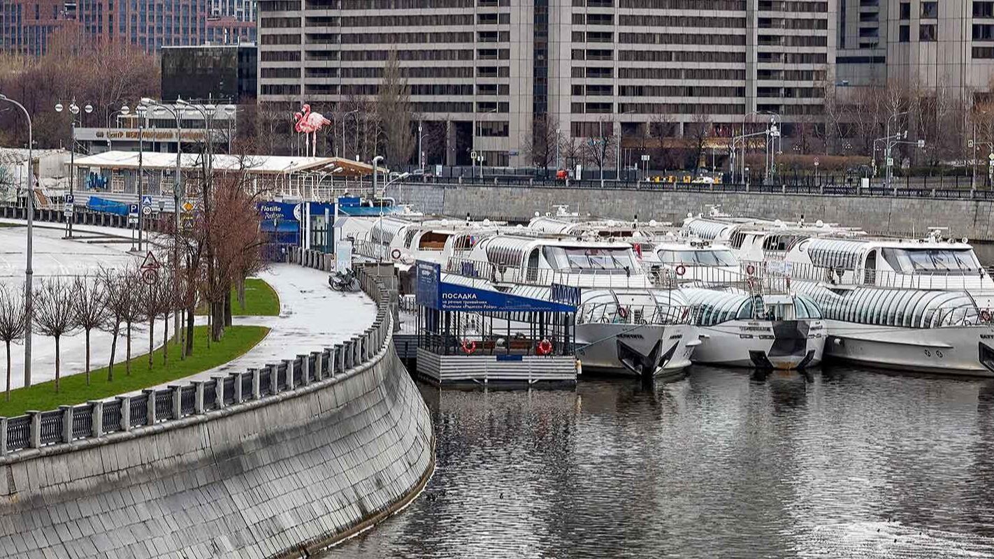 Сход-причал № 3 Кутузовское в Москве - РИА Новости, 1920, 23.12.2023