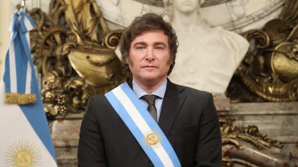 Хавьер Милей, президент Аргентины. Архивное фото