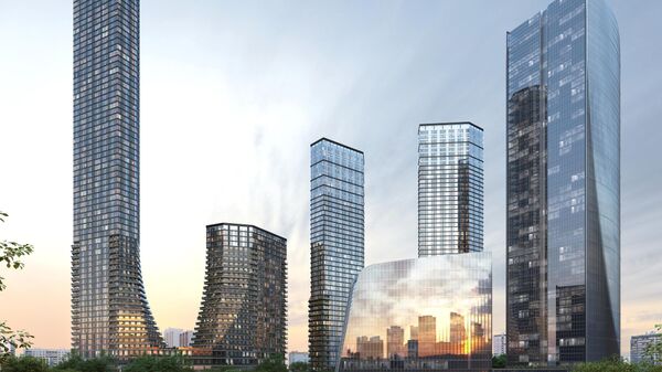 Проект высотного жилого комплекса Jois в Хорошёво-Мнёвниках в Москве