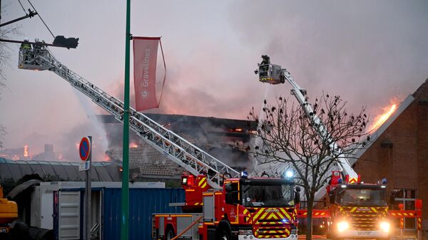 Пожар на арене баскетбольного клуба Гравлин-Дюнкерк