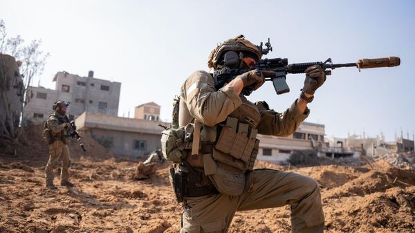 Израильские военные в секторе Газа