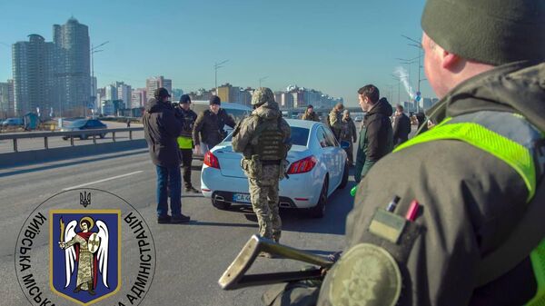 Блокпост в Киеве