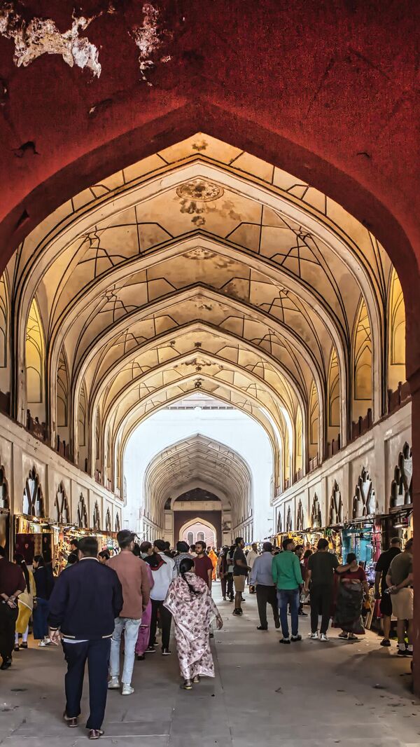 Рынок Чхатта Чоук в Нью-Дели, Индия