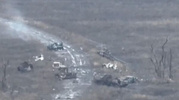 Уничтожение дронами пехоты ВСУ на Артемовском направлении