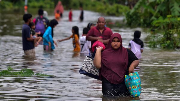 Наводнение в таиландской провинции Наративат