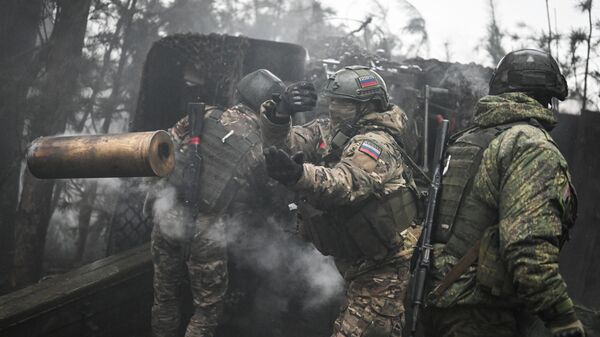 Артиллеристы Вооруженных сил РФ в зоне проведения спецоперации